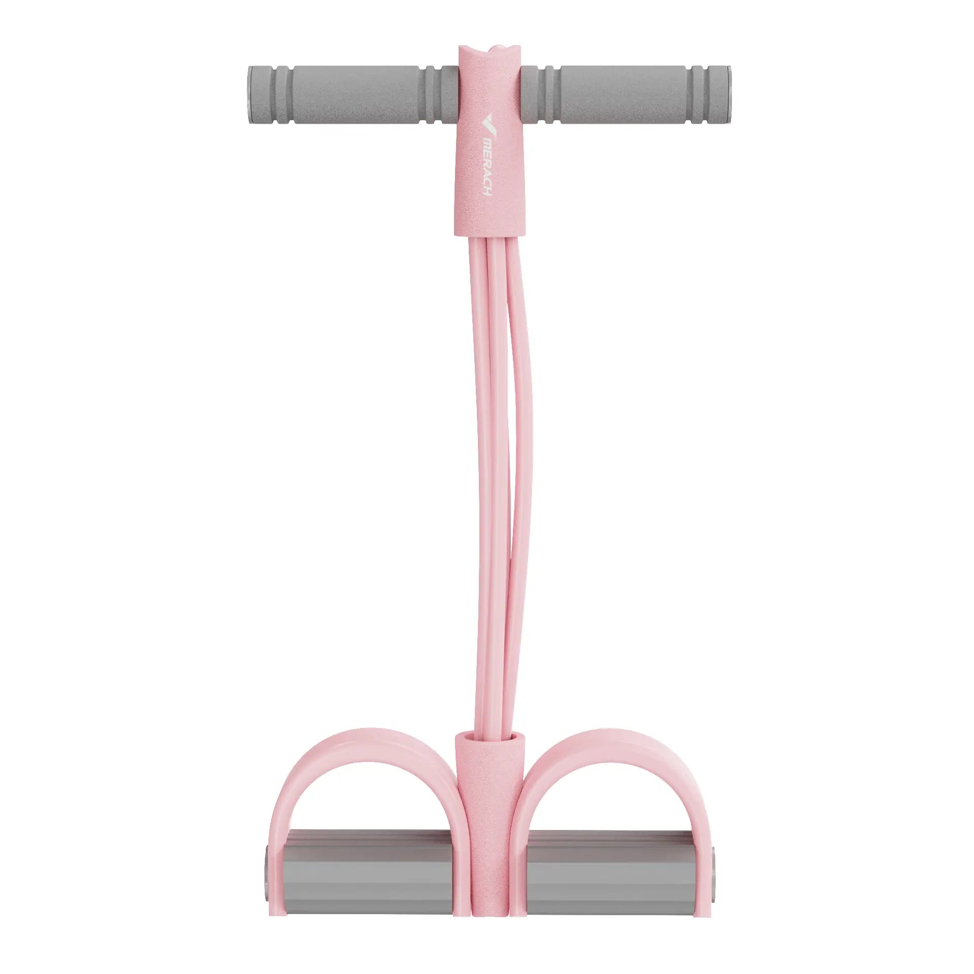 Merach Multifunction Pedal Resistance Band, Elastic Pull Rope Fitness, Full-Body Workout at Home Gym, Exercise Sit-Up, Yoga, Abdominal Training